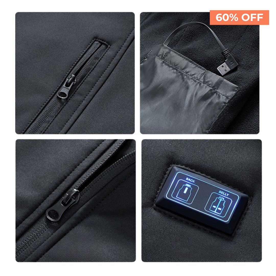 Heatable Jacket Female Grey
