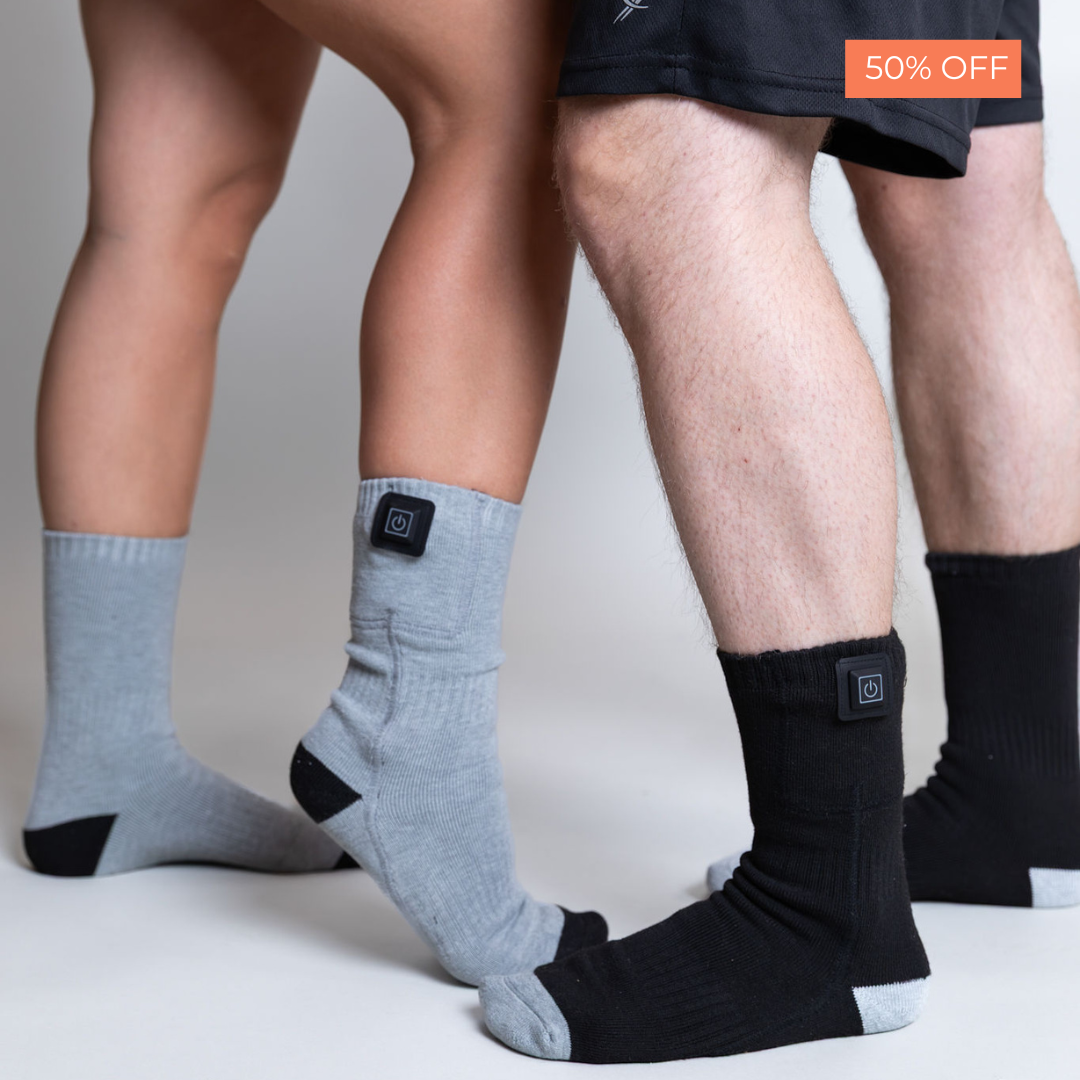 Heatable socks