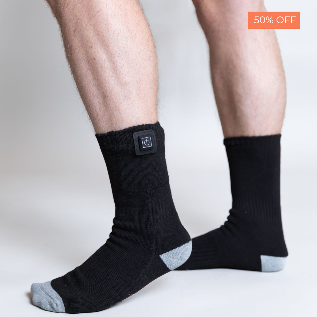 Heatable socks
