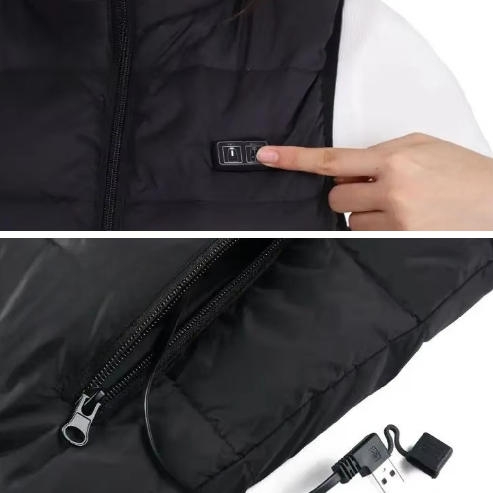Heatable bodywarmer